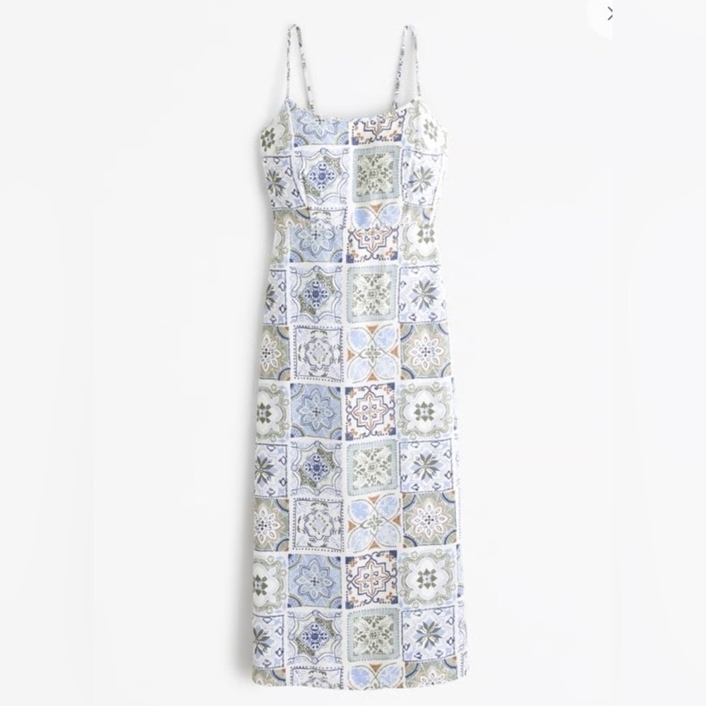 Abercrombie & Fitch Scoopneck Slip Midi Dress - XXST